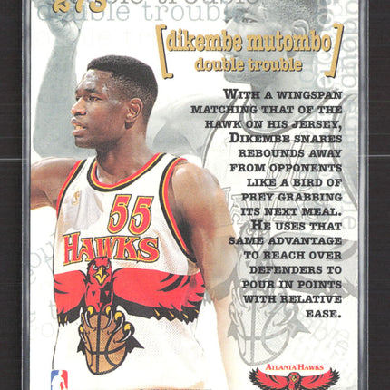 1997 SkyBox Premium Double Trouble Dikembe Mutombo #273