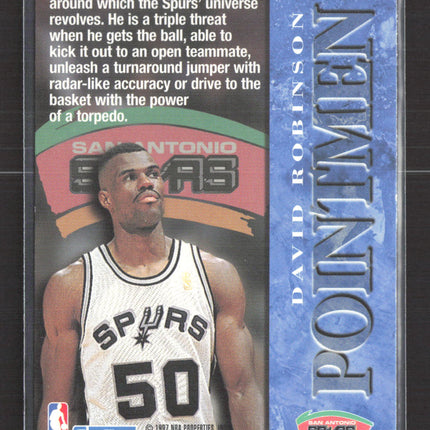 1997 SkyBox Premium Point Men David Robinson #254