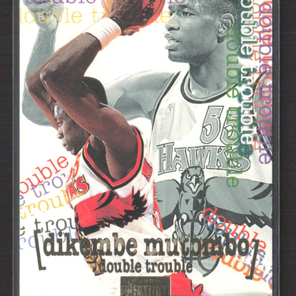 1997 SkyBox Premium Double Trouble Dikembe Mutombo #273