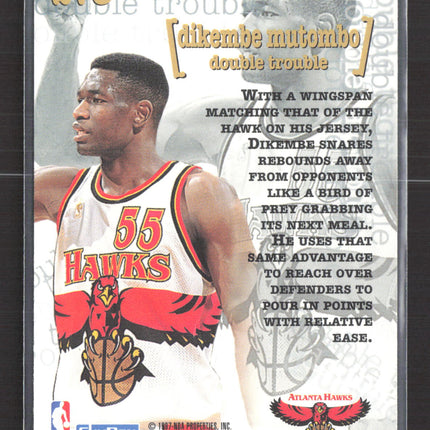1997 SkyBox Premium Double Trouble Dikembe Mutombo #273