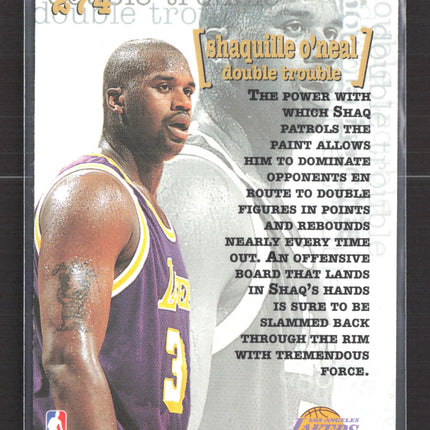 1997 SkyBox Premium Double Trouble Shaquille O'Neal #274