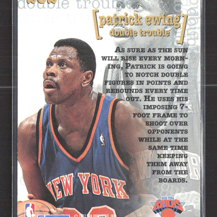 1997 SkyBox Premium Double Trouble Patrick Ewing #262