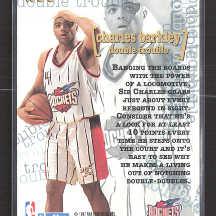 1997 SkyBox Premium Double Trouble Charles Barkley #260