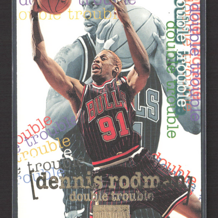 1997 SkyBox Premium Double Trouble Dennis Rodman #276