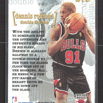 1997 SkyBox Premium Double Trouble Dennis Rodman #276
