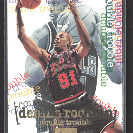 1997 SkyBox Premium Double Trouble Dennis Rodman #276