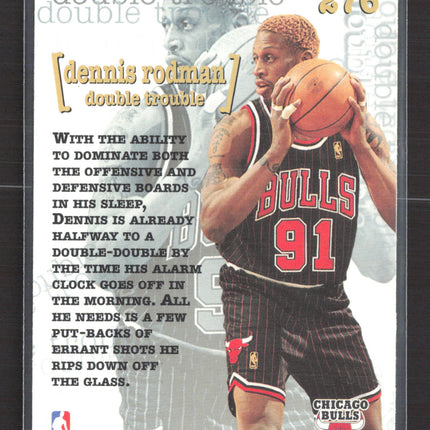 1997 SkyBox Premium Double Trouble Dennis Rodman #276