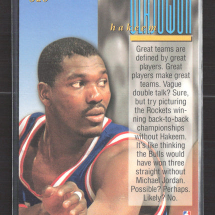 1996 Fleer Ultra Encore Hakeem Olajuwon #328