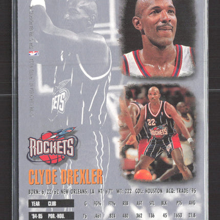 1996 Fleer Ultra Clyde Drexler #217