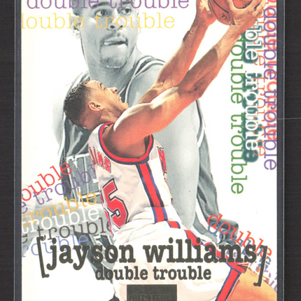 1997 SkyBox Premium Double Trouble Jayson Williams #279