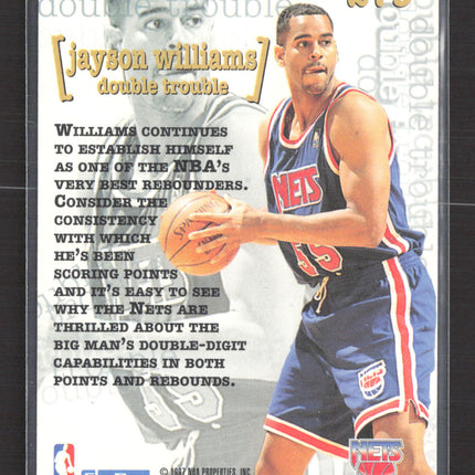 1997 SkyBox Premium Double Trouble Jayson Williams #279