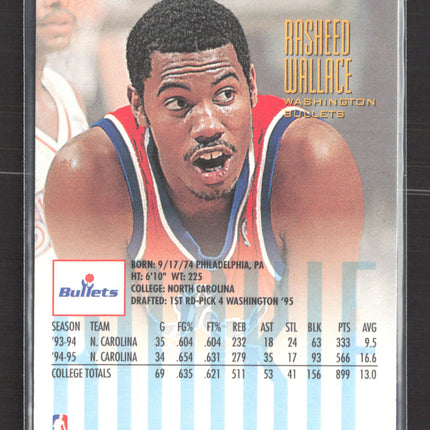 1996 Fleer Ultra Rasheed Wallace #295