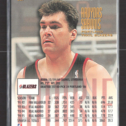 1996 Fleer Ultra Arvydas Sabonis #287