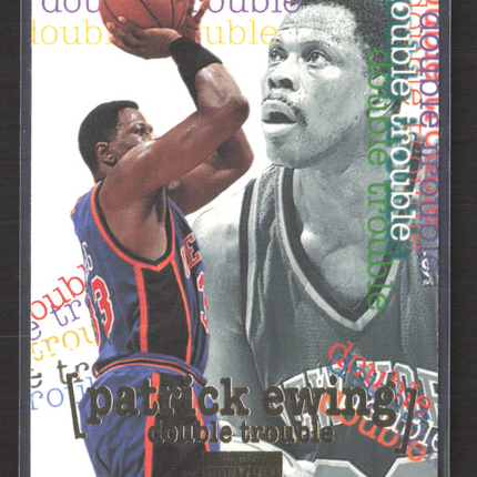 1997 SkyBox Premium Double Trouble Patrick Ewing #262