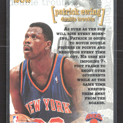 1997 SkyBox Premium Double Trouble Patrick Ewing #262