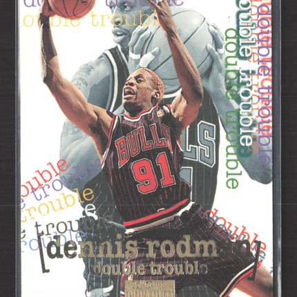 1997 SkyBox Premium Double Trouble Dennis Rodman #276