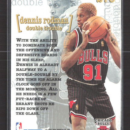 1997 SkyBox Premium Double Trouble Dennis Rodman #276