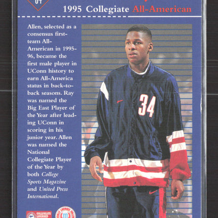 1996 The Score Board Basketball Rookies All American Ray Allen #84