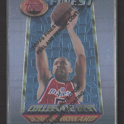 1995 Topps Finest Collegiate Best Juwan Howard #259 With Coating