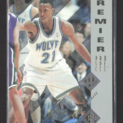 1996 Upper Deck SP Premier Prospects Kevin Garnett #159