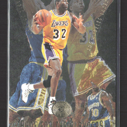 1996 Upper Deck SP Championship Series Magic Johnson #130 Race for the Playoffs