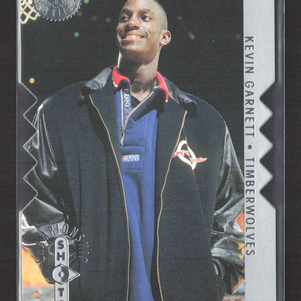 1996 Upper Deck SP Championship Shots Kevin Garnett #S9