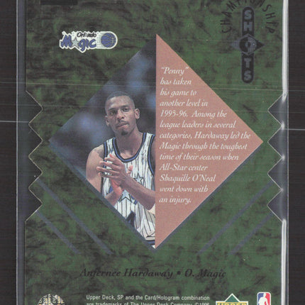1996 Upper Deck SP Championship Shots Anfernee Hardaway #S4 Die-Cut