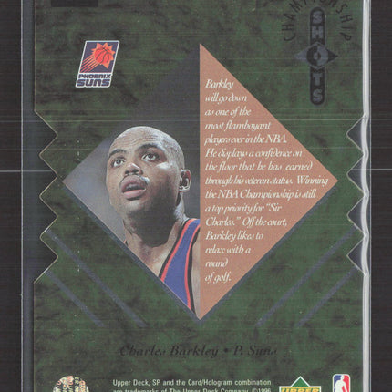 1996 Upper Deck SP Championship Series Championship Shots Charles Barkley #S10