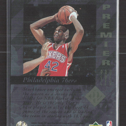 1996 Upper Deck SP Premier Prospects Jerry Stackhouse #161