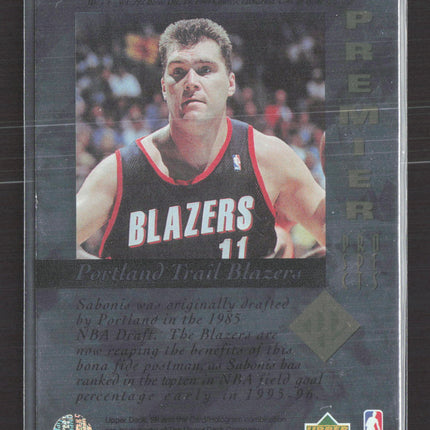 1996 Upper Deck SP Premier Prospects Arvydas Sabonis #163