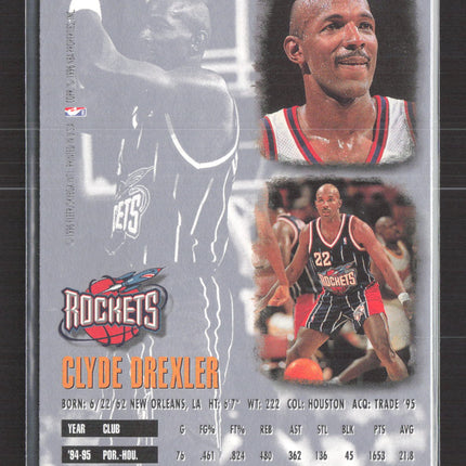 1996 Fleer Ultra Clyde Drexler #217