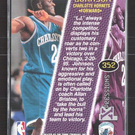 1996 Stadium Club X-Pressions Larry Johnson #352