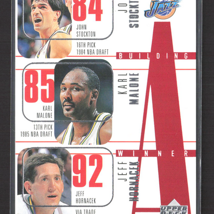 1996 Upper Deck Building a Winner John Stockton #162