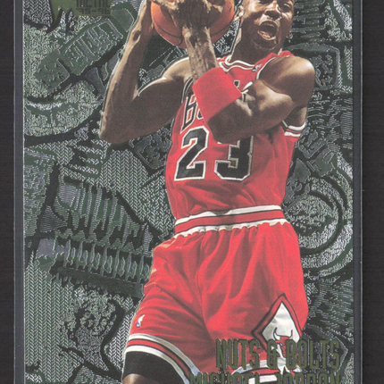 1996 Fleer Metal Nuts & Bolts Michael Jordan #212