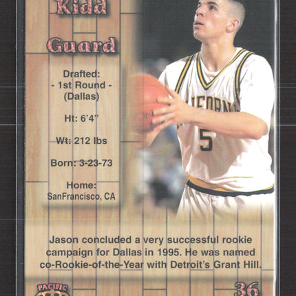 1995 Pacific Crown Collection Jason Kidd #36