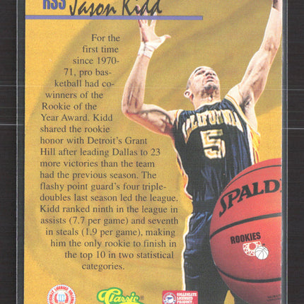 1995 Classic Spotlight Jason Kidd #RS3
