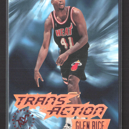 1996 Topps Stadium Club TransAction Glen Rice #357