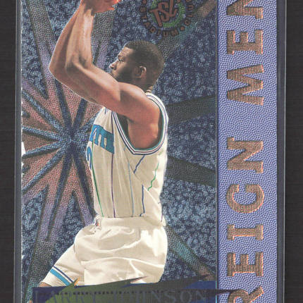1994 Topps Stadium Club Reign Men Larry Johnson #RM3