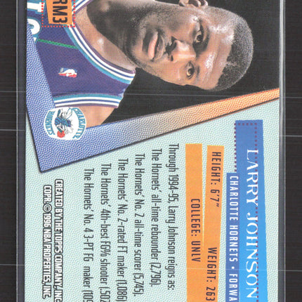 1994 Topps Stadium Club Reign Men Larry Johnson #RM3