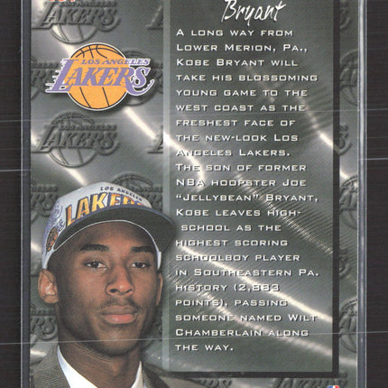 1996 Fleer Metal Fresh Foundation Kobe Bryant #137