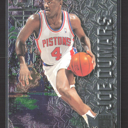1996 Fleer Metal Joe Dumars #28