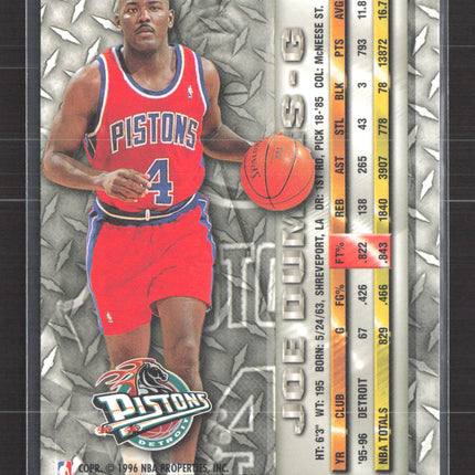1996 Fleer Metal Joe Dumars #28