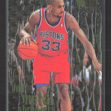 1996 Fleer Metal Metal Shredders Grant Hill #139