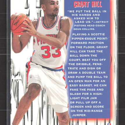 1996 Fleer Metal Metal Shredders Grant Hill #139
