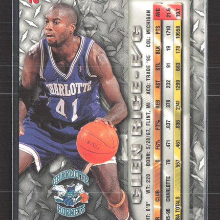 1996 Fleer Metal Glen Rice #10