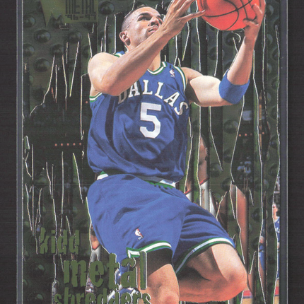 1996 Fleer Metal Metal Shredders Jason Kidd #140