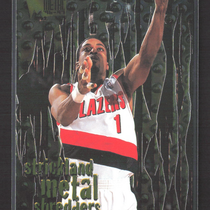 1996 Fleer Metal Metal Shredders Rod Strickland #148