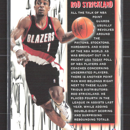 1996 Fleer Metal Metal Shredders Rod Strickland #148
