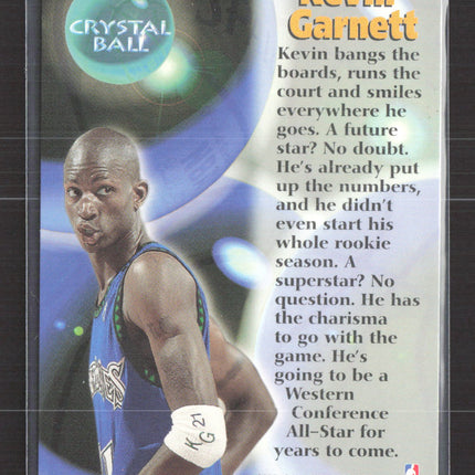 1997 Fleer Crystal Ball Kevin Garnett #269