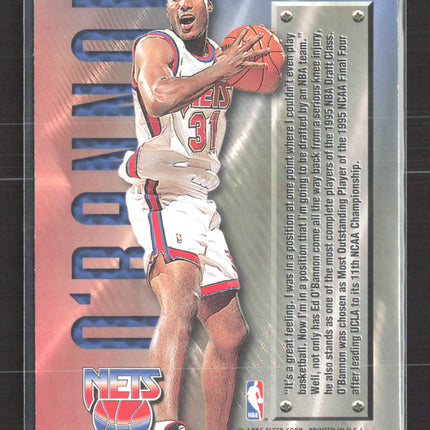 1995 Fleer Metal Rookie Roll Call Ed O'Bannon #R-3